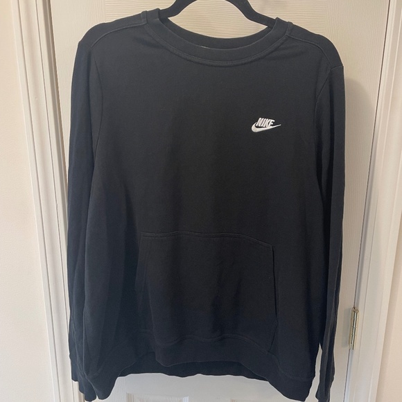 Nike Black Crewneck Sweatshirt, XL - Picture 1 of 6